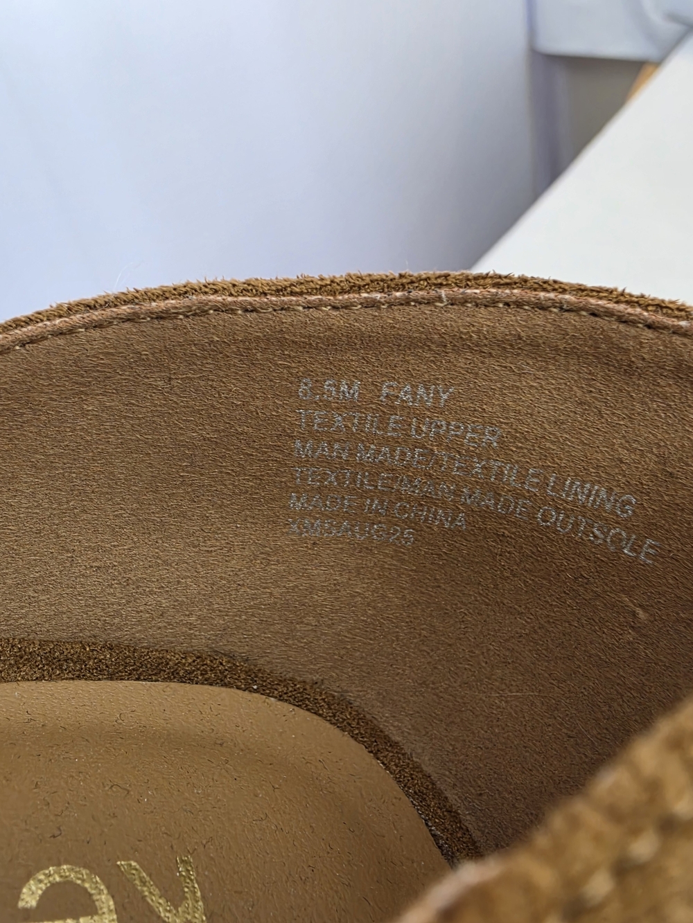 Kensie Brown Suede Flats Womens 8.5 Pointed Toe D’Orsay Slip On Bow Detail - Picture 6 of 6